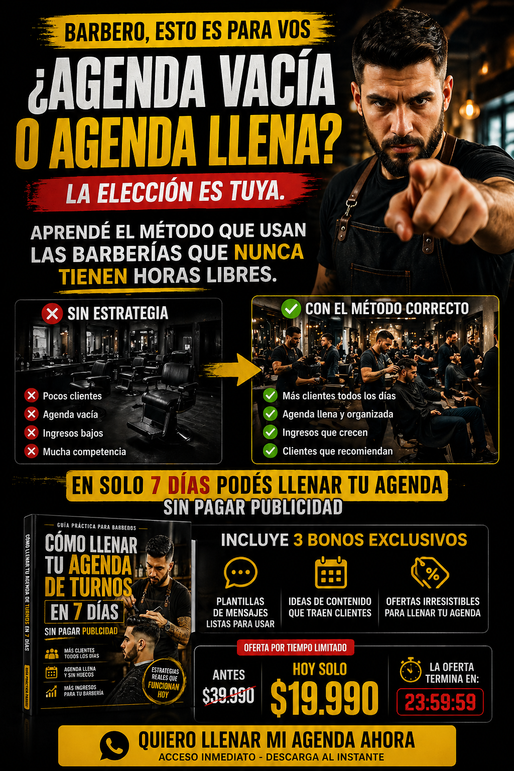 Como Llenar tu Agenda de Turnos en 7 Días | Guía Práctica para Barberos
